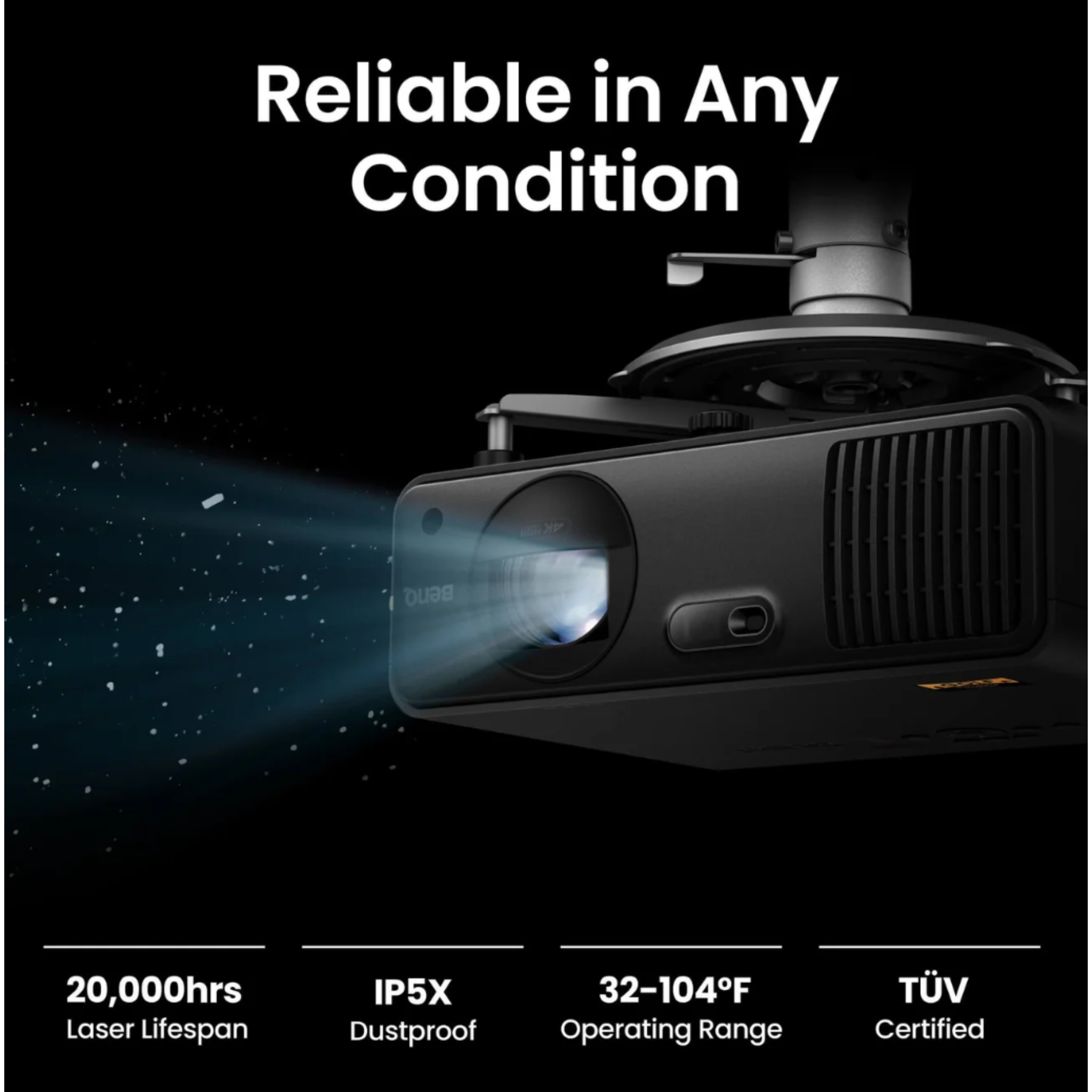 BenQ AK700ST 4000-Lumen 4K Short Throw Golf Simulator Projector