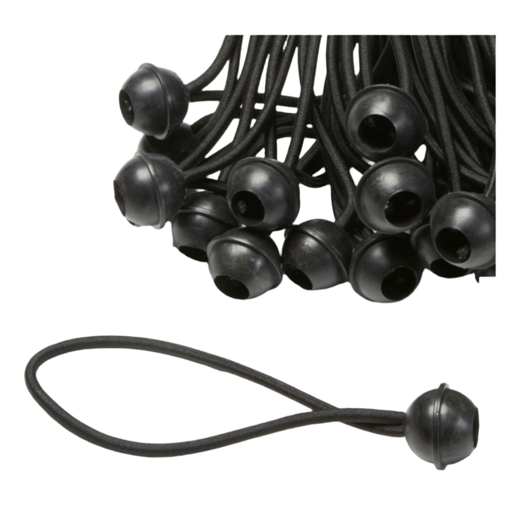 Carl's Place 6-inch Black Ball Bungees each