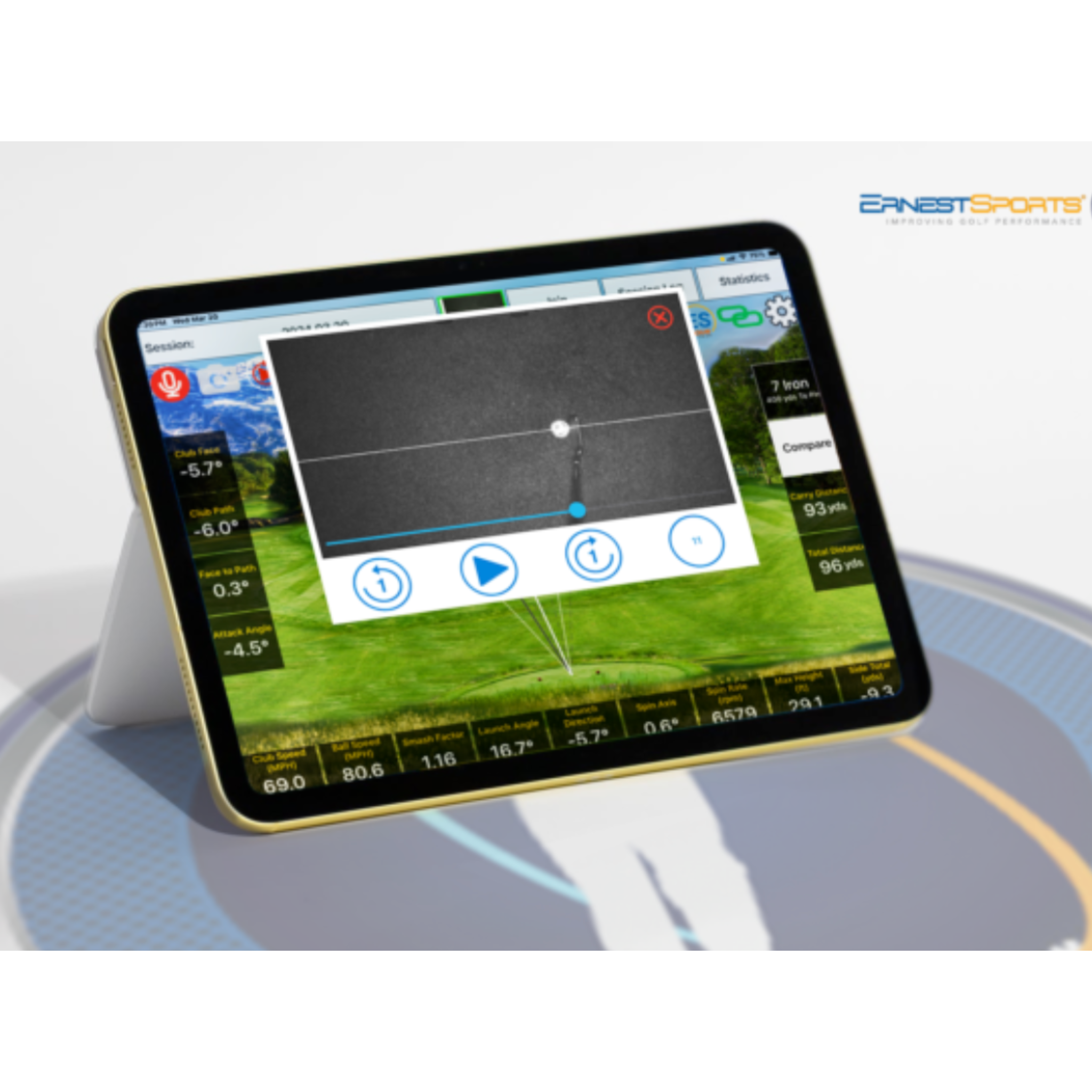 ErnestSports ES Eagle Sim Golf Launch Monitor