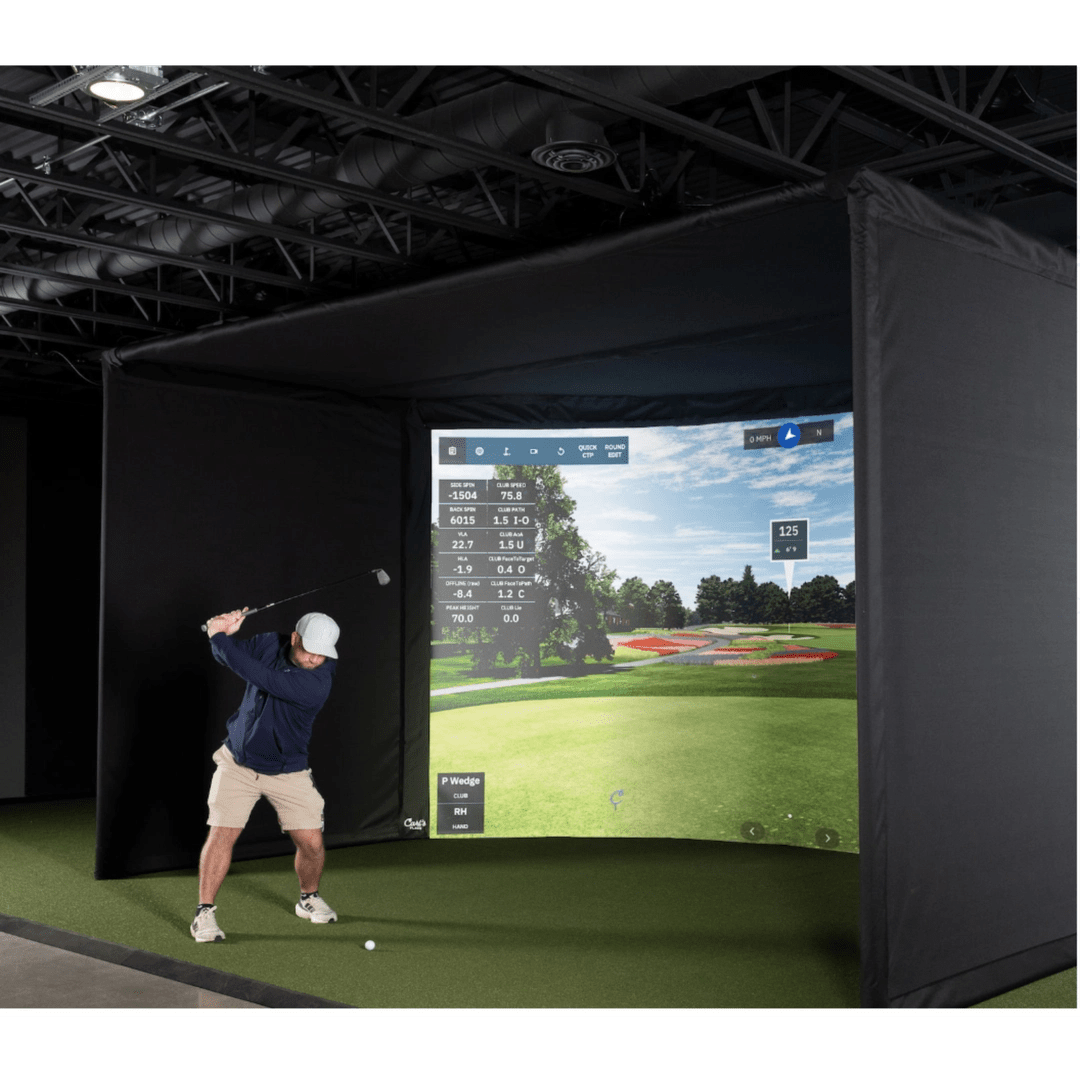 Carl's Place Curved Golf Enclosure