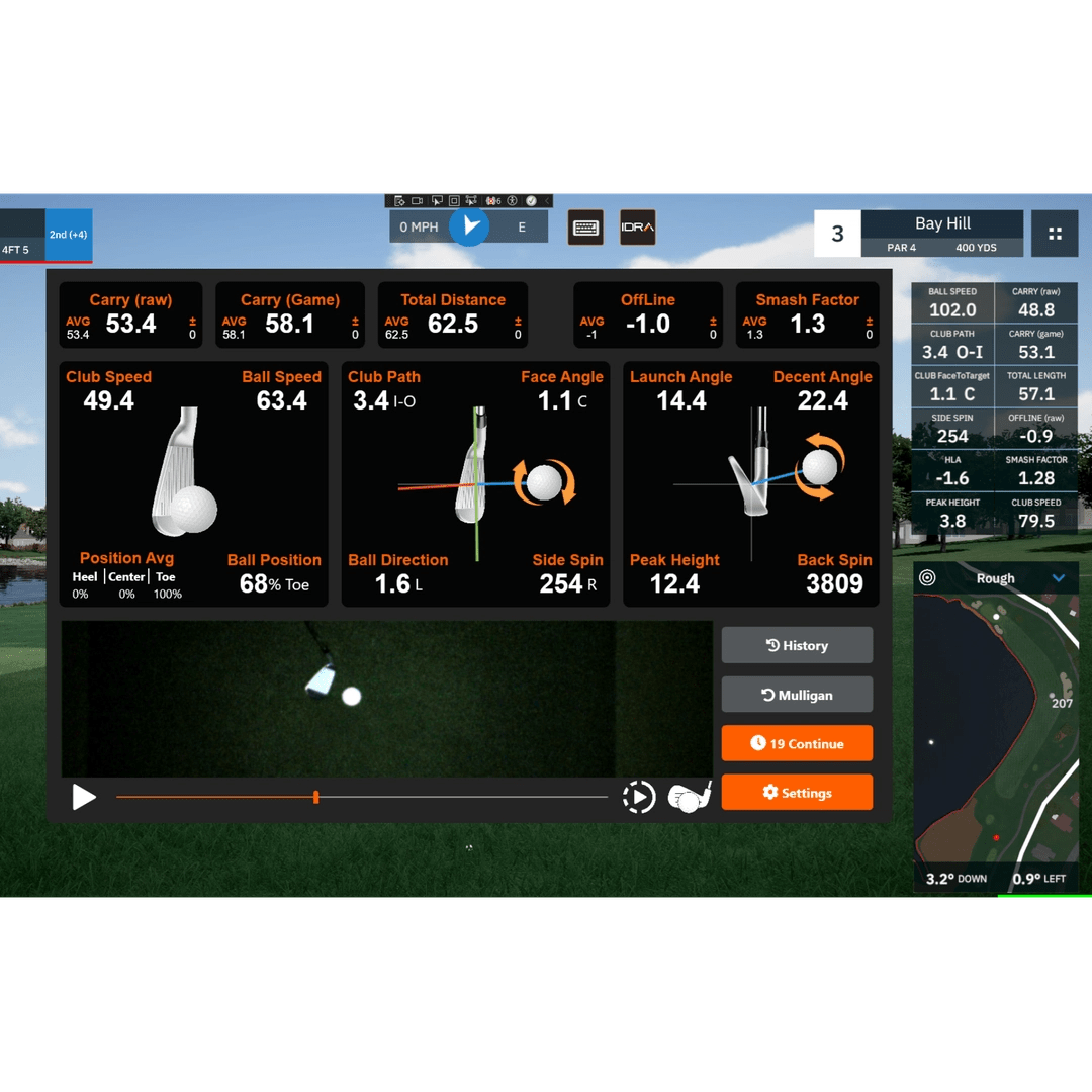 GolfIN IDRA II Launch Monitor