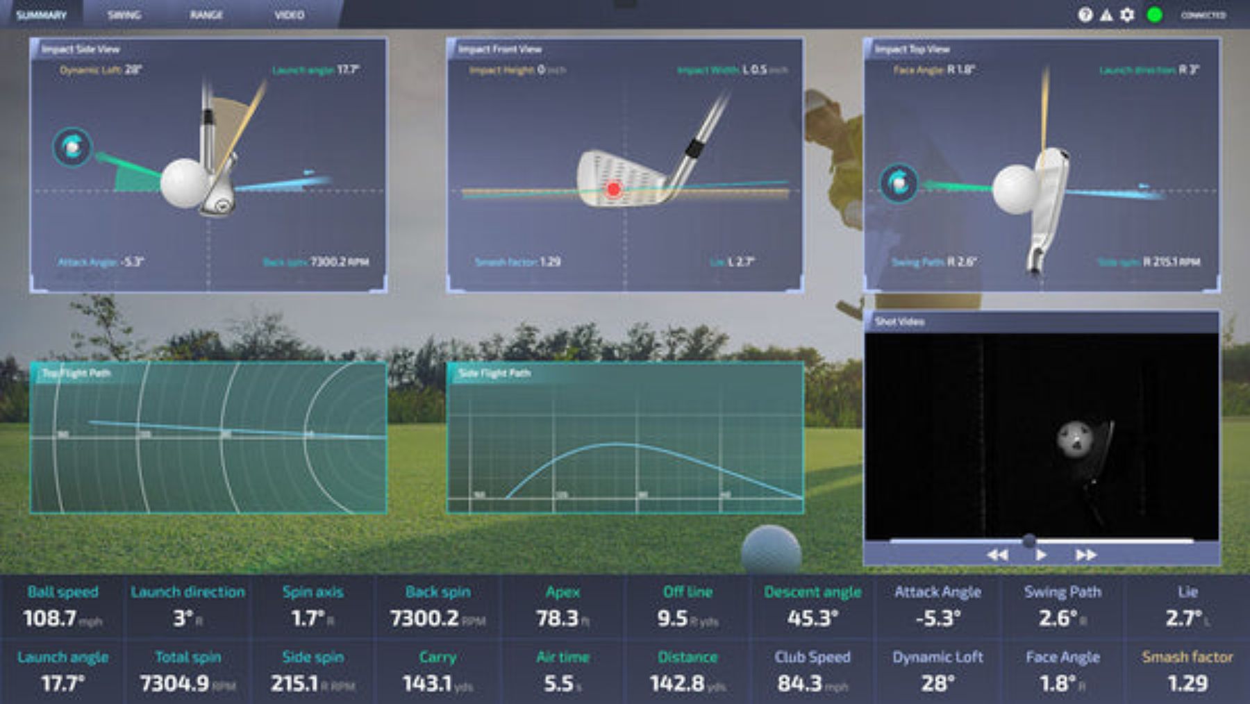 ProTee VX Overhead Launch Monitor