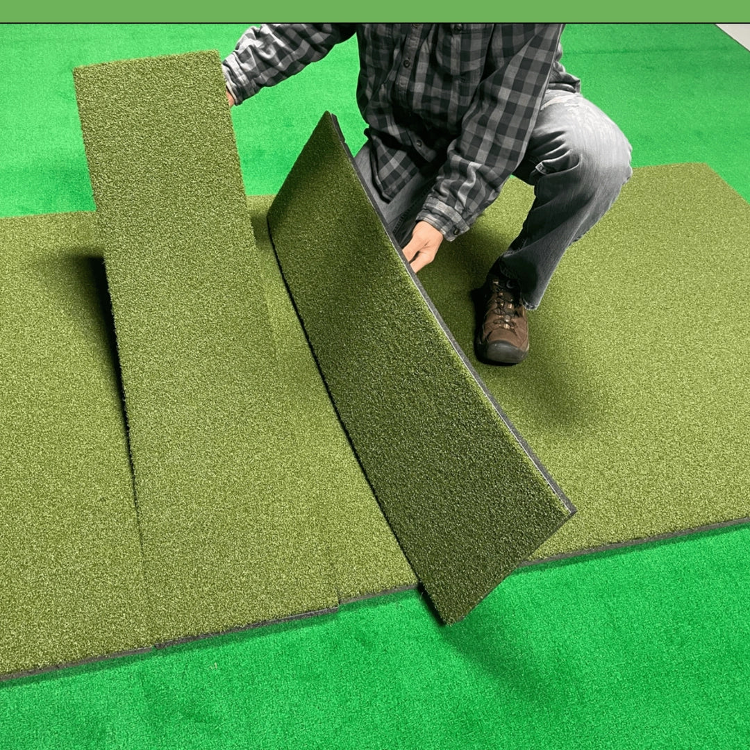 Big Moss True Launch R/L Hitting Mat with Strips