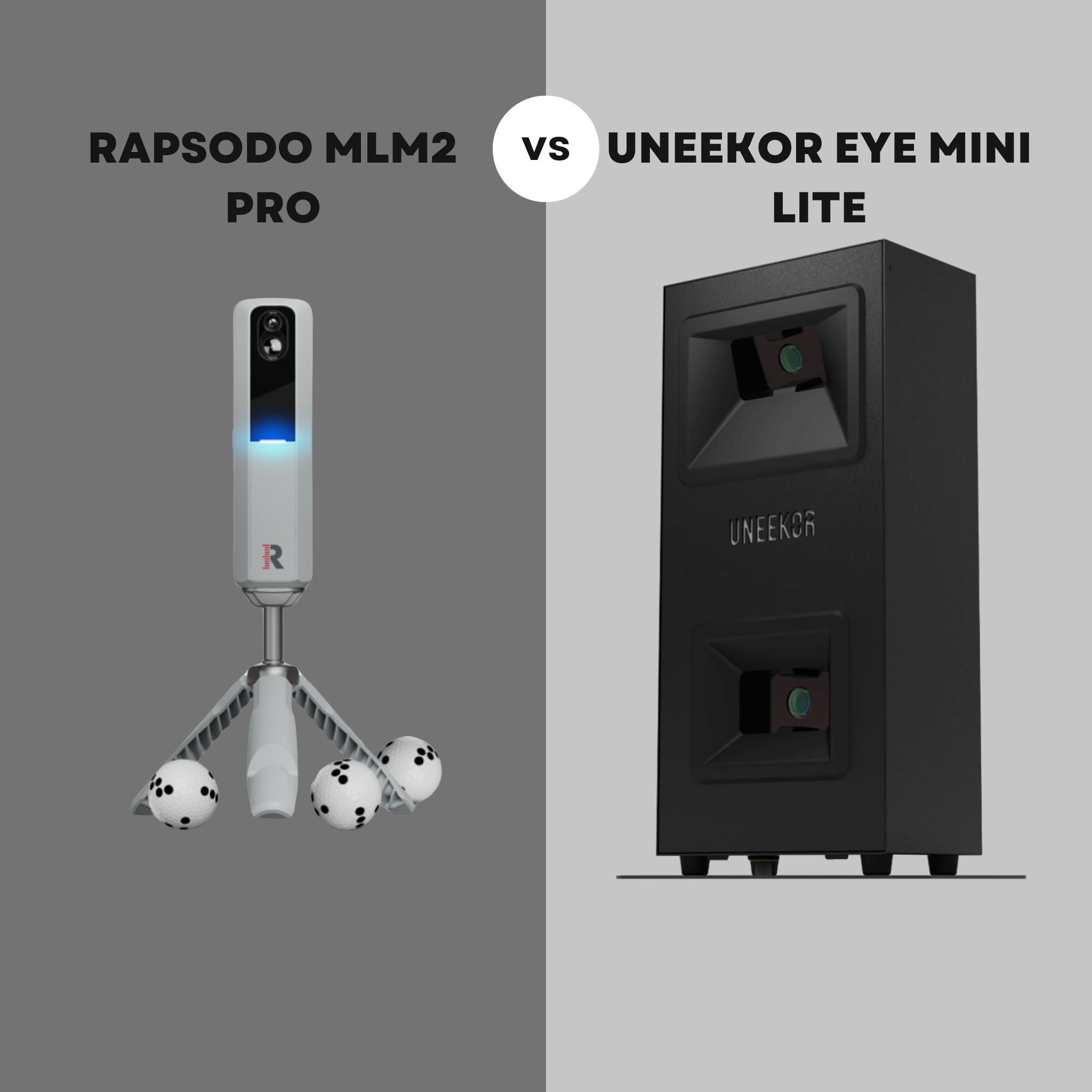 Rapsodo MLM2 Pro vs. Uneekor Eye Mini Lite: Best Portable Launch Monitor for Golfers