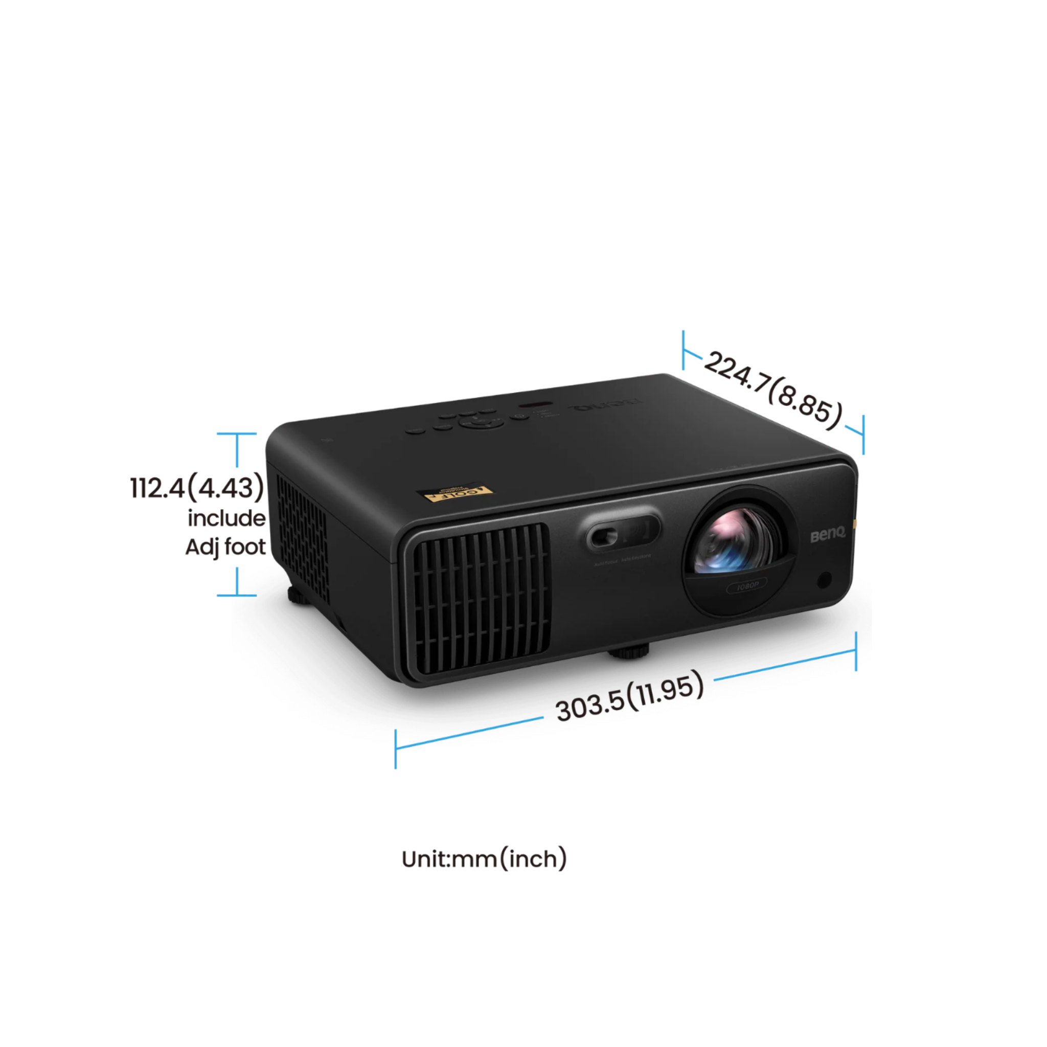 BenQ AK700ST 4000-Lumen 4K Short Throw Golf Simulator Projector