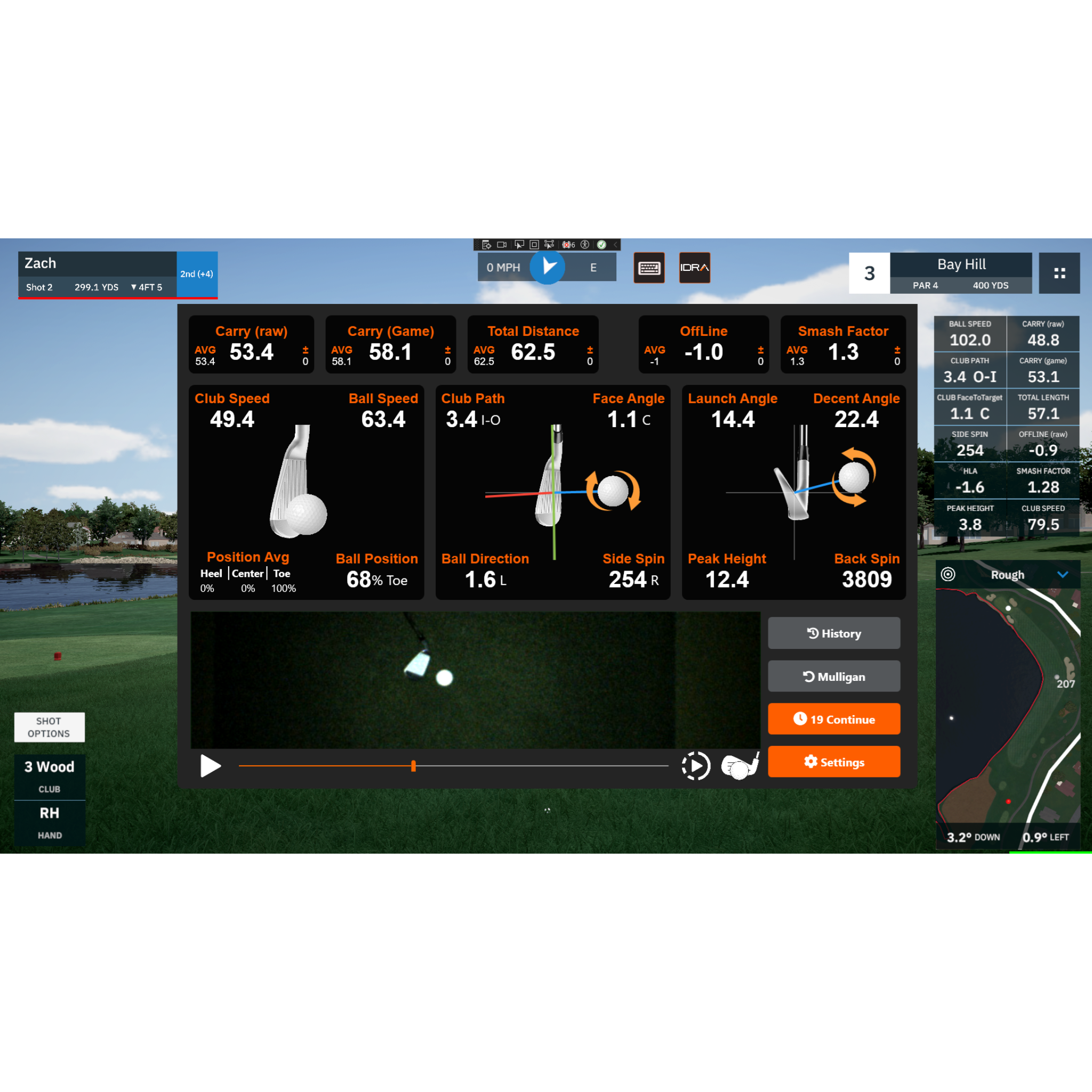 GolfIN IDRA II Launch Monitor