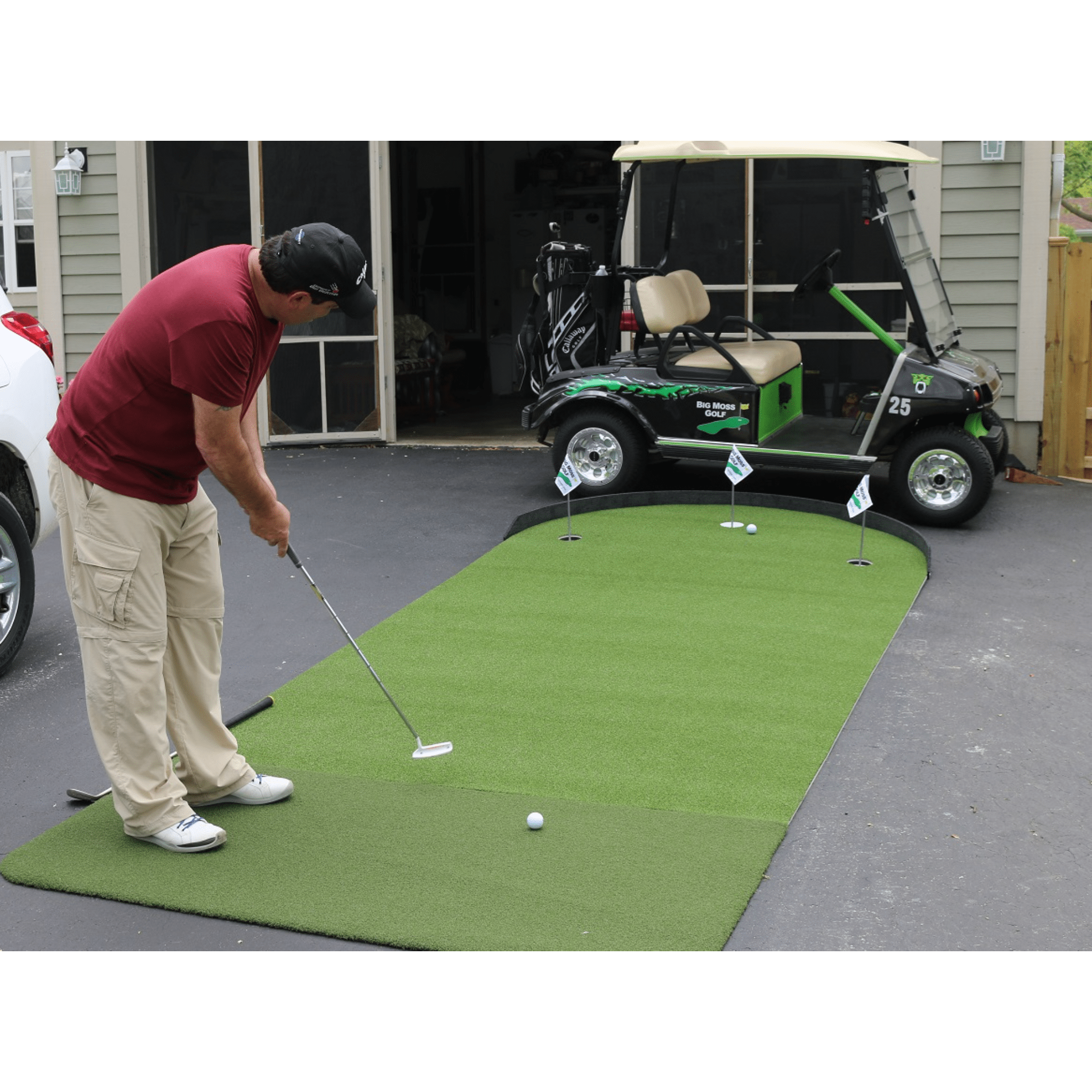 Big Moss Putting Green Big Moss Commander Patio Series 615 Putting & Chipping Green