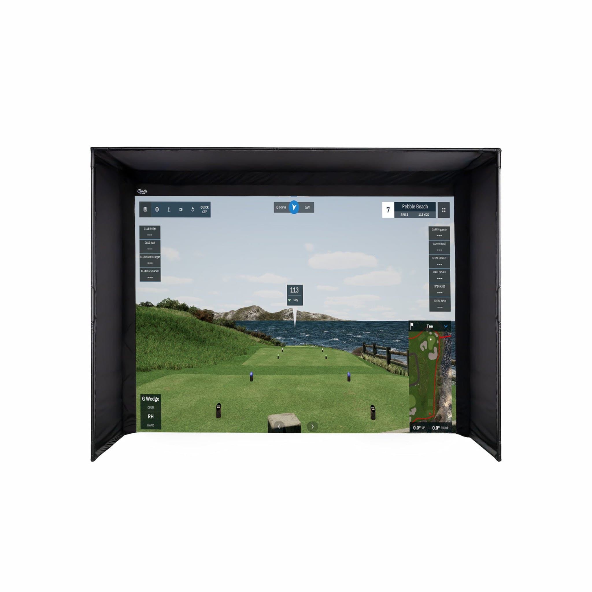 Carl's Place Golf Enclosures Carl's Place DIY Golf Simulator Enclosure Kit with Impact Screen