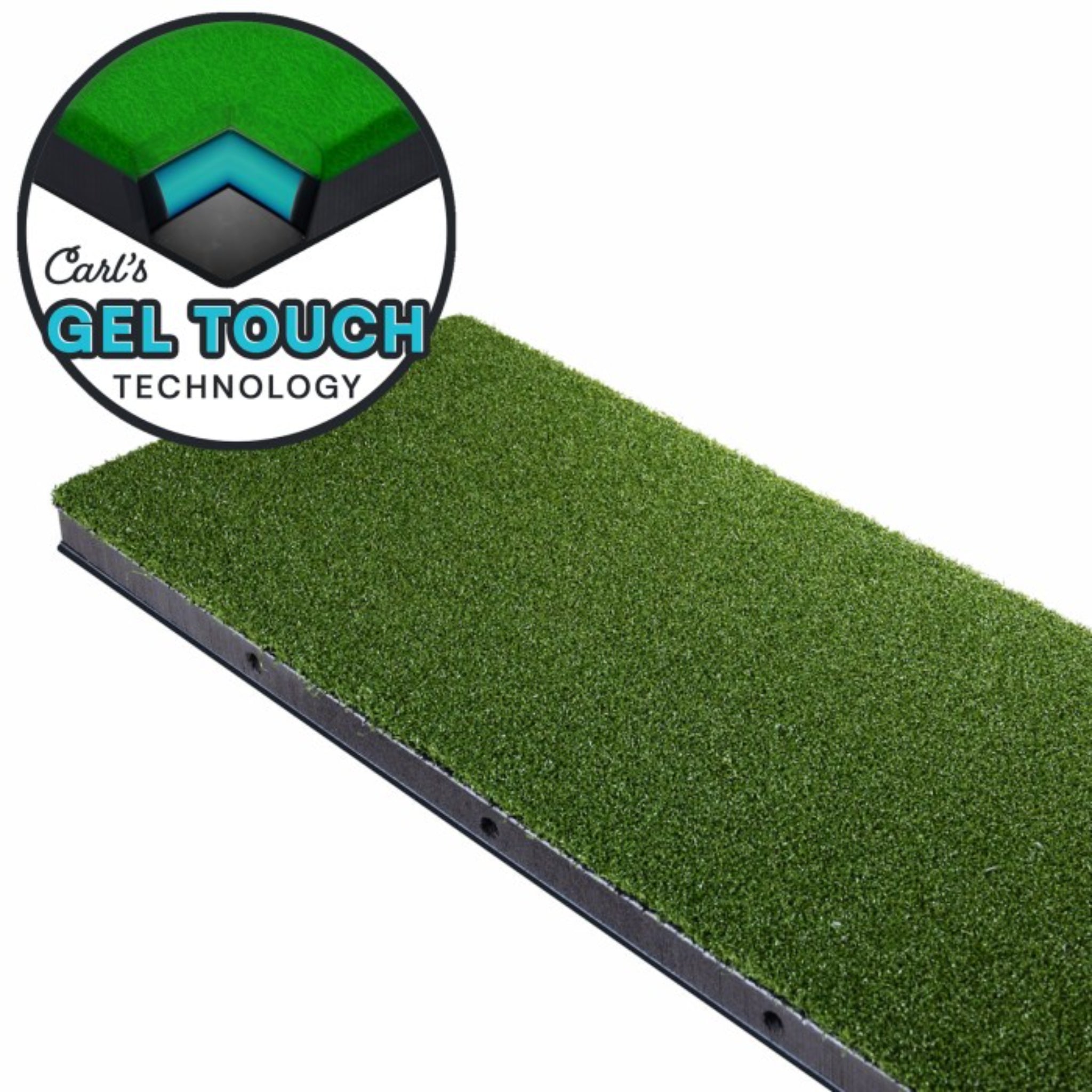 Carl's HotShot Hitting Strip - Gel Divot Strip