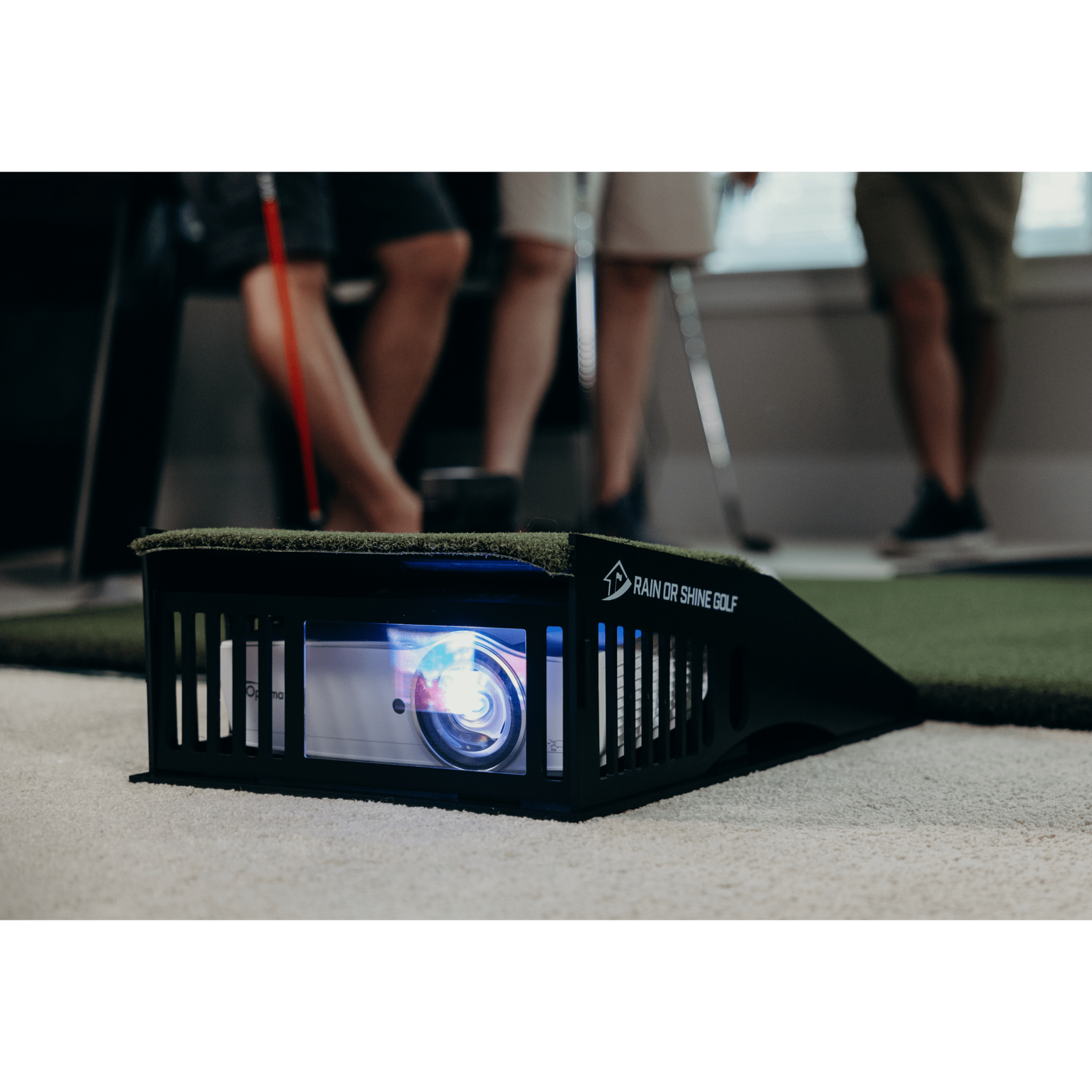 Rain or Shine Golf Enclosures Raine or Shine SwingShield Projector Floor Enclosure