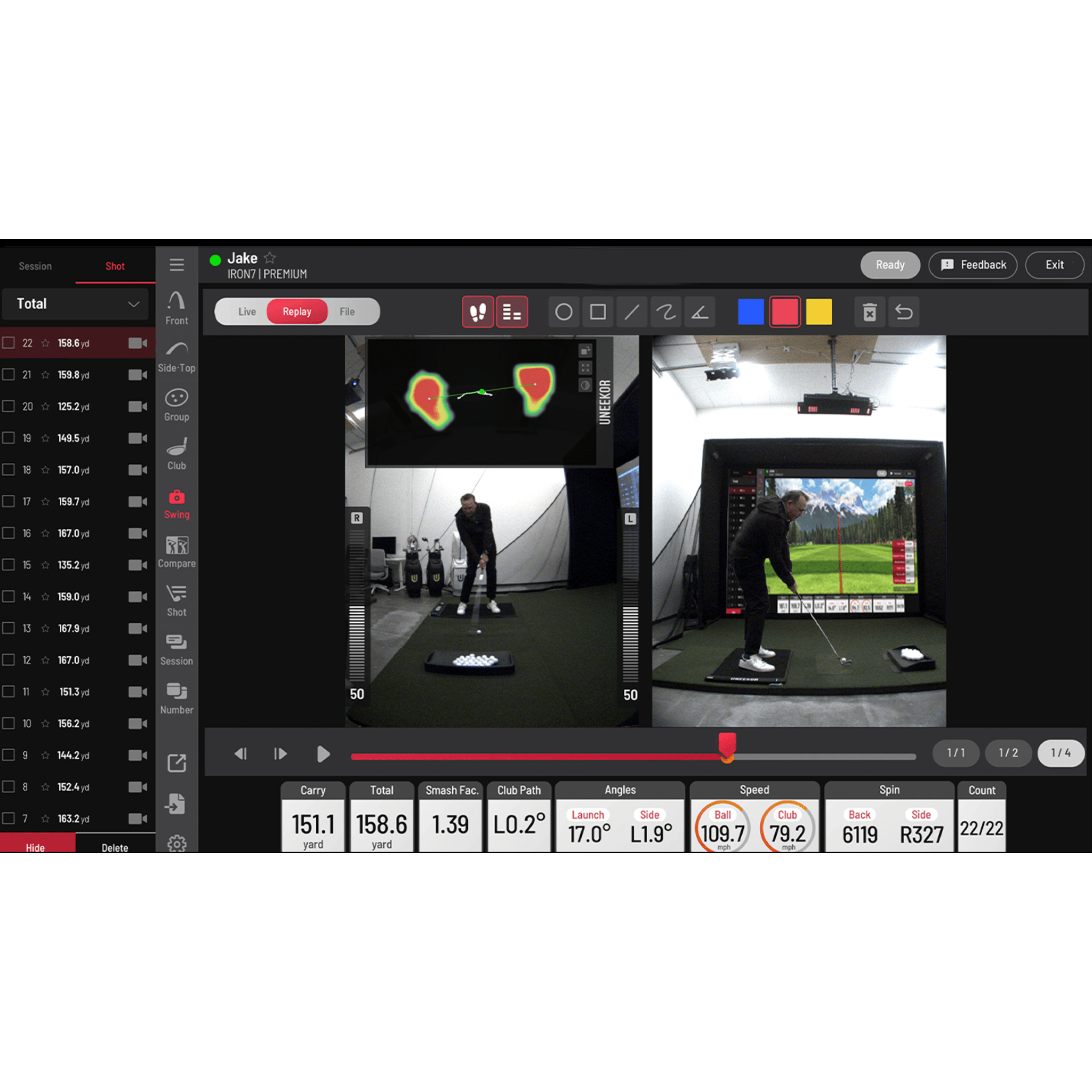 Uneekor Golf Swing Camera Uneekor Swing Optix® Cameras and Software